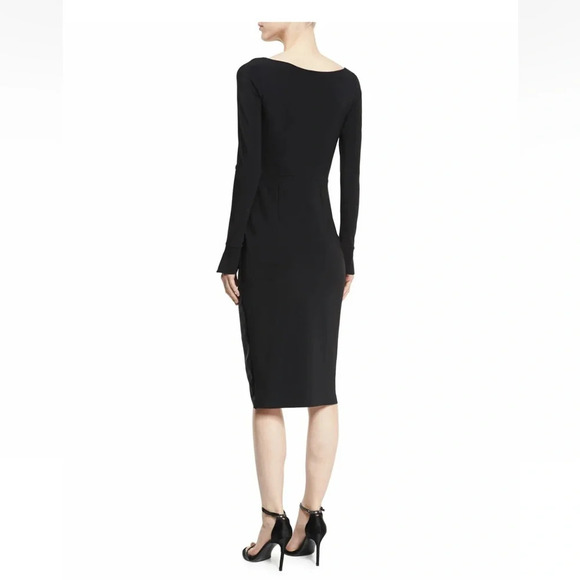 $795  Nwt LA PETITE ROBE DI CHIARA BONI MAYSA VELVET DRESS Black SZ 40/ US 4 - Picture 2 of 16